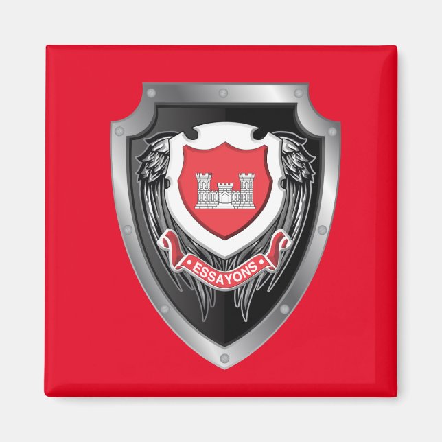 Imã Engenheiro Essayons (Frente)