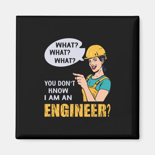 Imã Engenheiro Eu Sou Um Engenheiro (Frente)