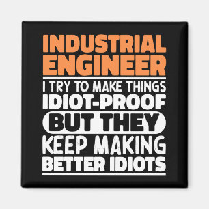 Imã Engenheiro Industrial Eu Tento Engraçado