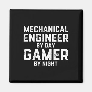 Imã Engenheiro Mecânico De Dia Gamer À Noite Meme Para