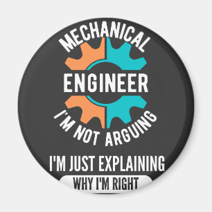 Imã Engenheiro Mecânico Engraçado, Engenharia Mecânica