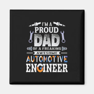 Imã Engenheiro Orgulhoso Pai De Um Engenheiro Automóv