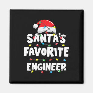 Imã Engenheiro Papai noel De Natal Favorito Engraçado