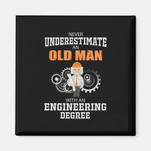 Imã Engenheiro Velho Com Diploma De Engenharia