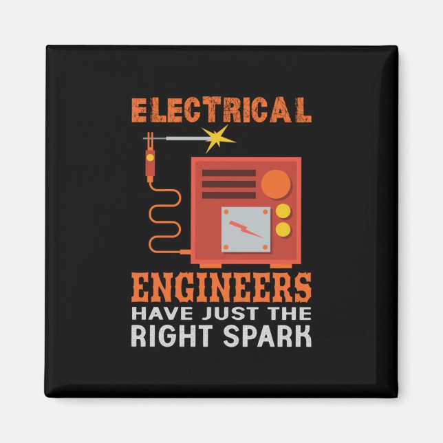 Imã Engenheiros Elétricos De engenheiro Têm Apenas A C (Frente)