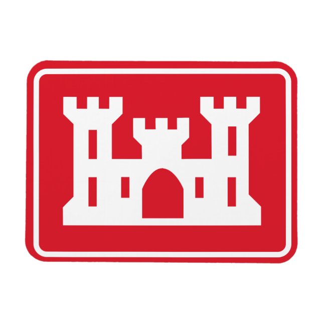 Ímã ENGENHEIROS militares do DOD (Horizontal)
