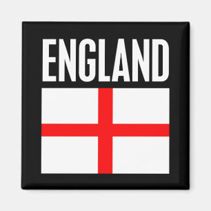 Imã England Flag Black