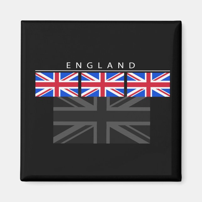 Imã England Flag Magnet (Frente)