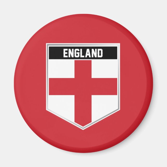 Imã England Flag Shield (Frente)
