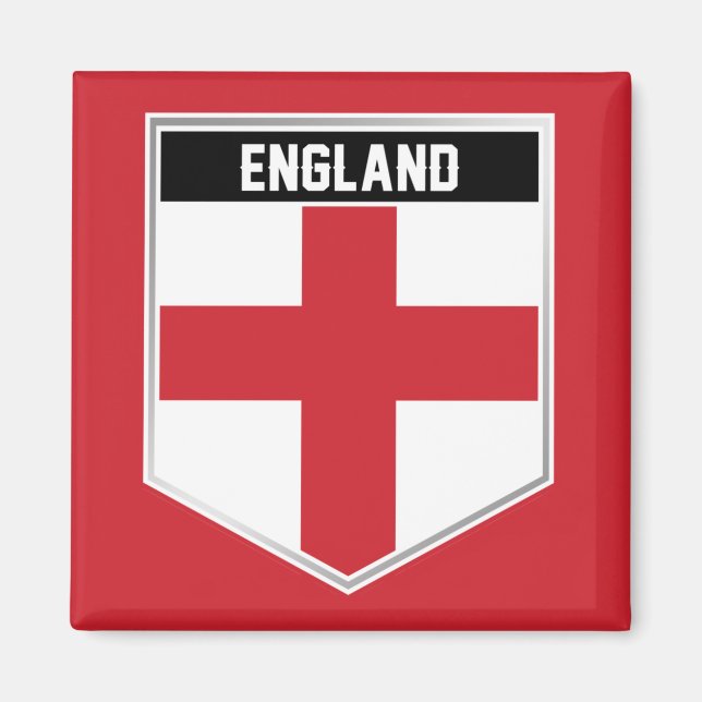 Imã England Flag Shield Magnet (Frente)