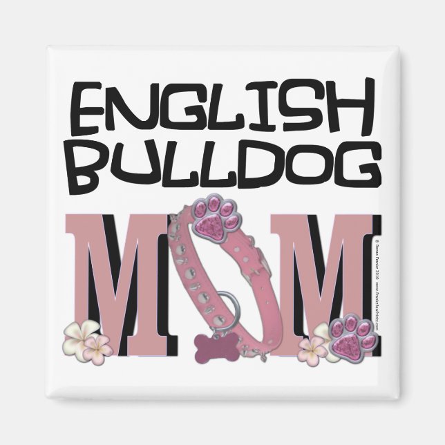 Imã English Bulldog MOM (Frente)