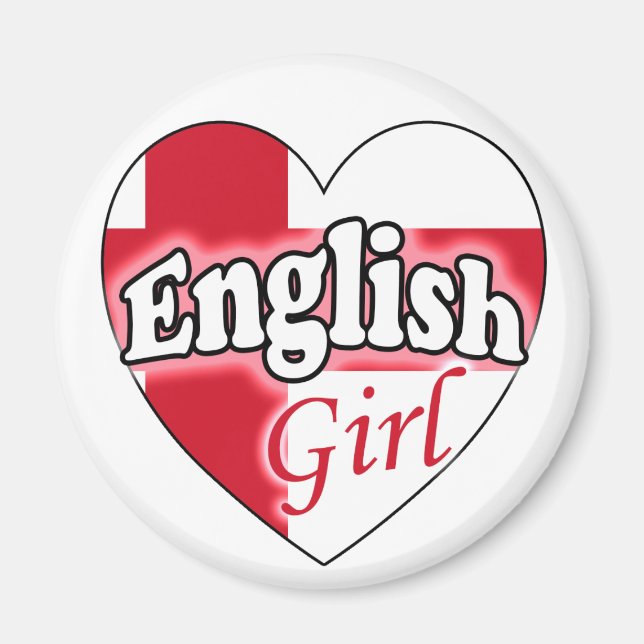 Imã English Girl (Frente)