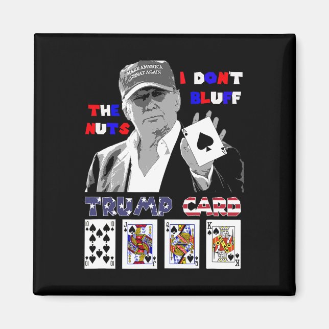 Imã Engraçada Camisa De Poker Eu Não Derramei Os Louco (Frente)