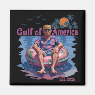 Imã Engraçada Camisa Do Golfo Dos Eua América 2025 Me 