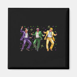 Imã Engraçada Engraçada Trump Dance Mardi Gras New Orl