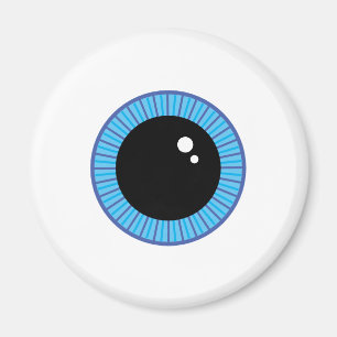 Imã Engraçada Gelada Azul