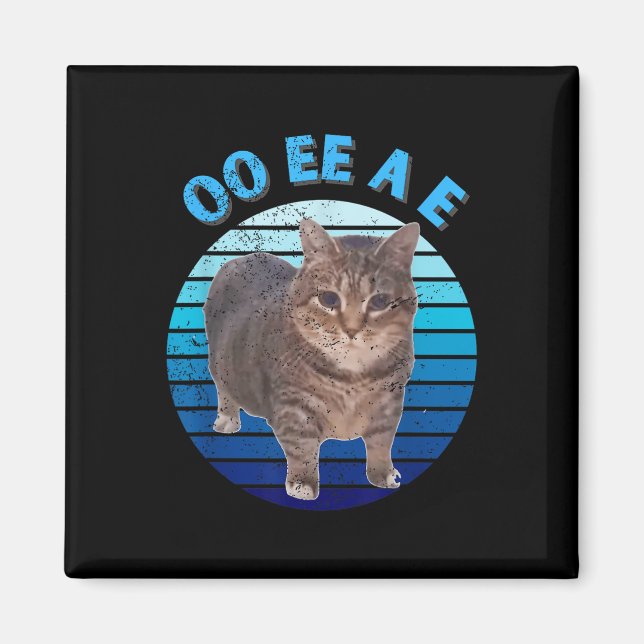 Imã Engraçada Oiia Gato Giro Oi Uiaa (Frente)