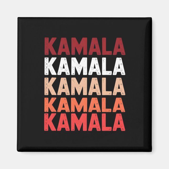 Imã Engraçada Onda De Gatos Azuis Para Mulheres Kamala (Frente)