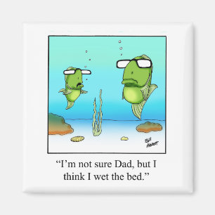 Imã Engraçada Pestanejo Humor Refrigerador Magnet