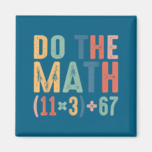 Imã Engraçado 100 Dias Equação de Matemática Escolar F