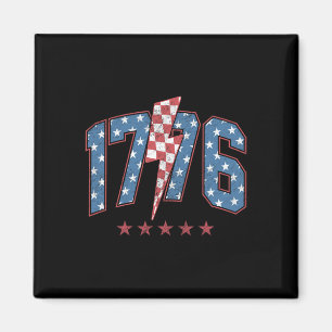 Imã Engraçado 1776 4 De Julho Americano Bandeira Men W