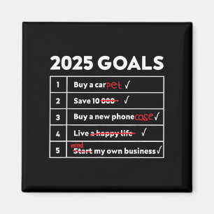 Imã Engraçado 2025 Objetivos Hilário Ano Novo Humor do