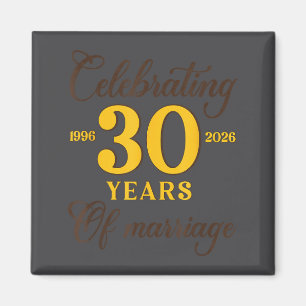 Imã Engraçado 30 Anos De Casamento 1996 30º Aniversári