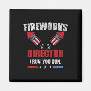 Imã Engraçado 4º De Julho Diretor De Fogos De Artifíci