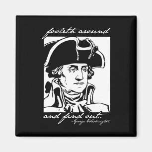 Imã Engraçado 4 De Julho 4 George Washington Foole