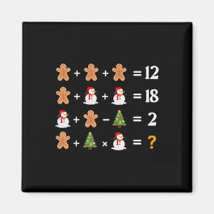 Imã Engraçado 6 7 Meme Natal Ordem de Operações Matemá