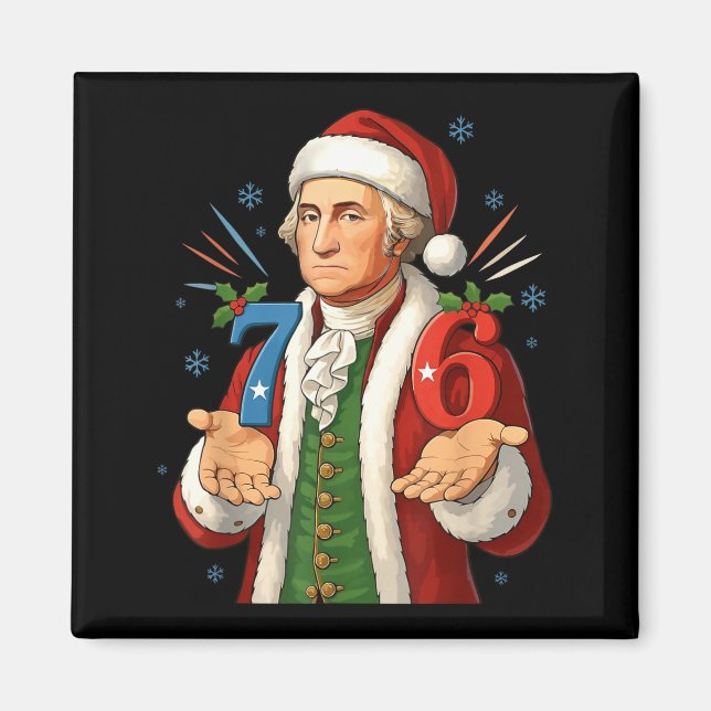 Imã Engraçado 7-6 6-7 George Washington Papai Noel 67  (Frente)