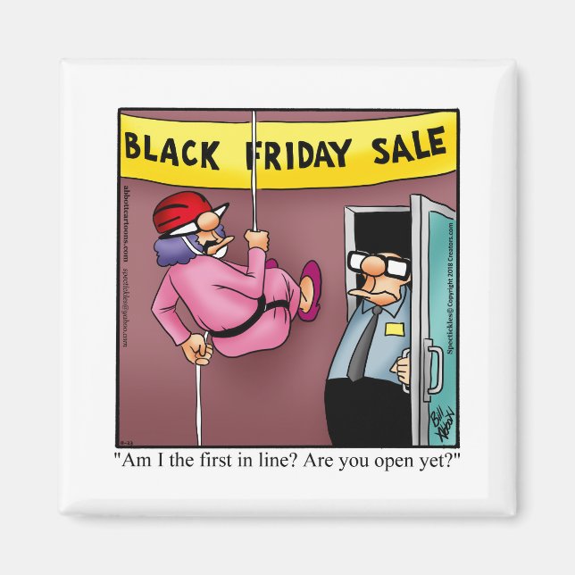 Imã Engraçado Ação de Graças Favor Magnet (Frente)