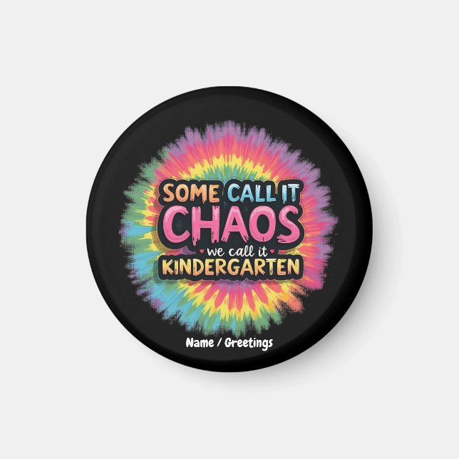 Imã Engraçado "Alguns Chamam De Caos Que Chamamos De J (Frente)