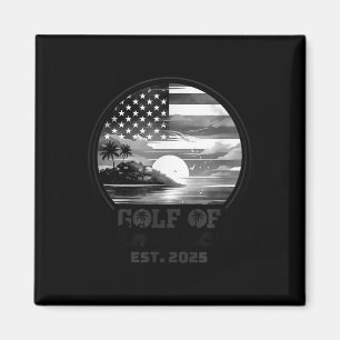 Imã Engraçado América Americana Shirt Golfo Dos Eua Am