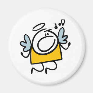 Imã Engraçado anjo cantor