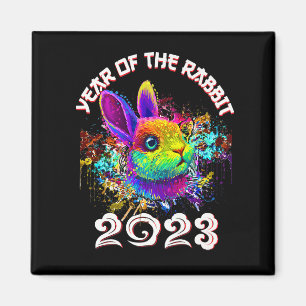 Imã Engraçado Ano De Pop Do Feliz ano novo De Coelho 2