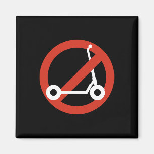 Imã Engraçado Anti-scooter Por Skaters Que Amam Skateb