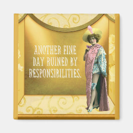 Imã Engraçado Arruinado Por Responsabilidades