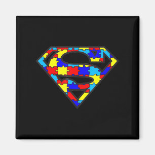 Imã Engraçado Autismo Sensibilização Super Herói T-Shi