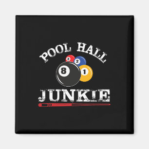 Imã Engraçado Billiard Piscina Hall Junkie Para Jogado