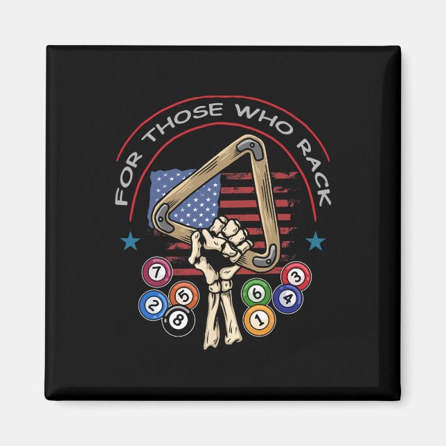 Imã Engraçado Billiard Piscina Player Billiard Billiar (Frente)