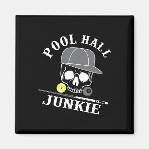 Imã Engraçado Billiards Piscina Hall Junkie Para Jogad