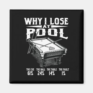Imã Engraçado Billiards Por Que Eu Perder No Snooker B