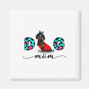 Imã Engraçado Black Dachshund Tattoo Eu Te Amo Cachorr