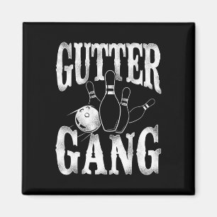 Imã Engraçado Boliche Gutter Gang