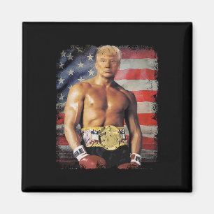 Imã Engraçado Boxer Trump Trump Rocky Meme