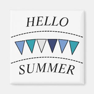 Imã Engraçado Bunny Hello Summer