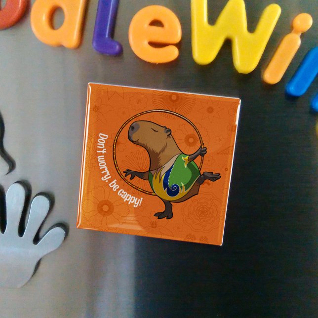 Imã Engraçado Capybara, não se preocupe. (Criador carregado)