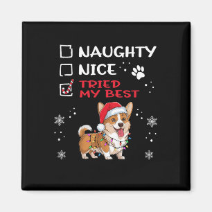 Imã Engraçado Cardigan Welsh Corgi Cachorro Naughn