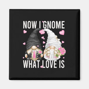 Imã Engraçado Casamento Gnomo Casal Pun Amor Dizendo P